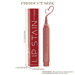 BERALLOYE marker lip liner-stain dual-ended design enables precise lip shaping and color fill.
