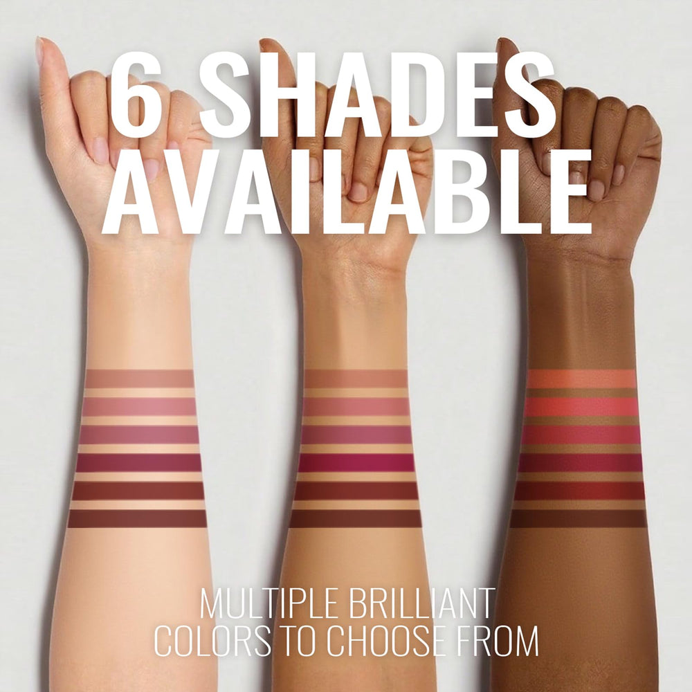 BERALLOYE smudge-proof lip stain stays put through snacks and drinks.