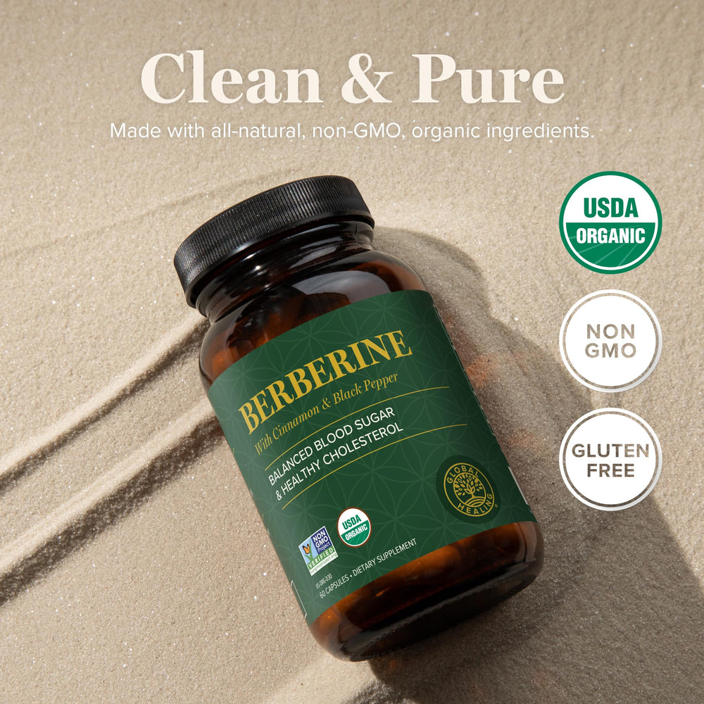 Ingredient lineup: berberine, cinnamon, black pepper
