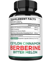 Close-up of Berberine 1500mg vegan capsules