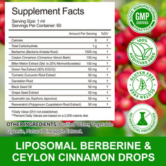 Berberine with Ceylon cinnamon image