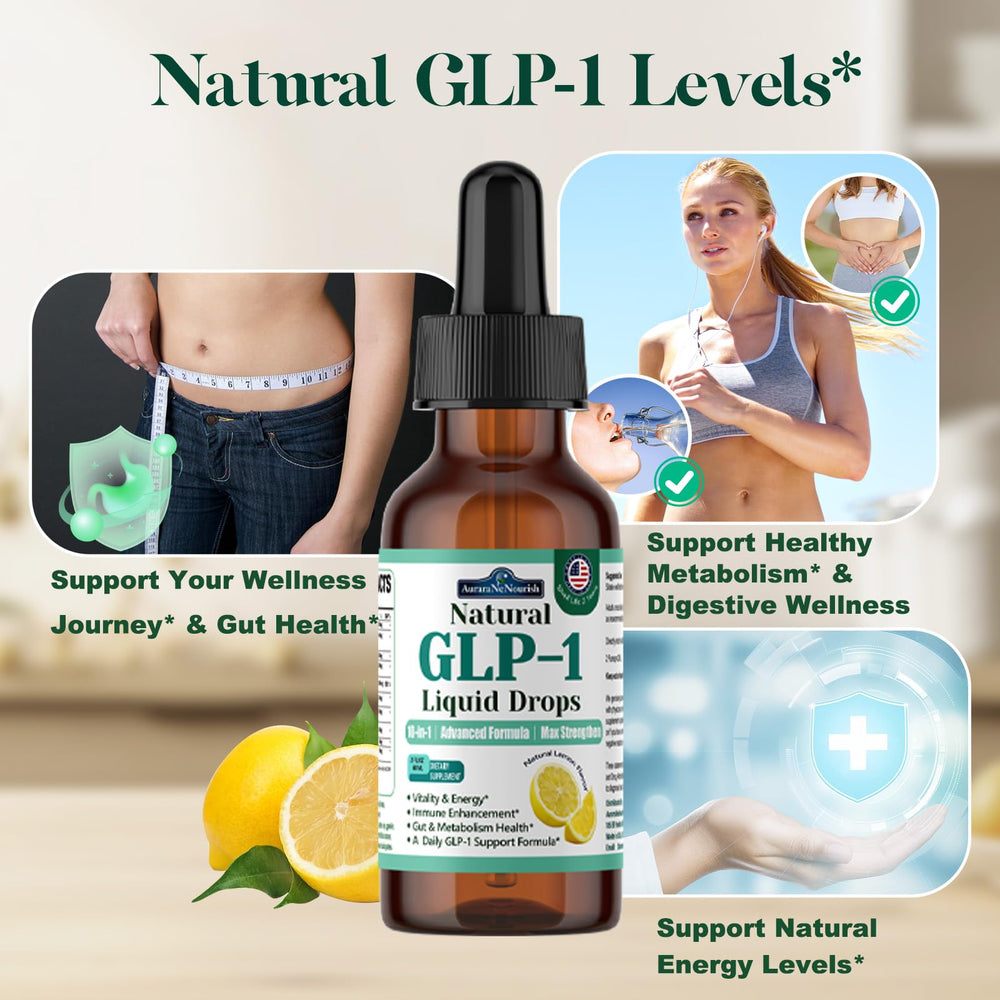 Ingredients include berberine, cinnamon, and green tea for GLP-1 support.