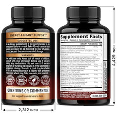 Ingredient list highlight including Berberine, Cinnamon, Gymnema, and Apple Cider Vinegar