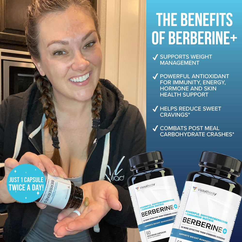 Capsules of Berberine Cinnamon supplement