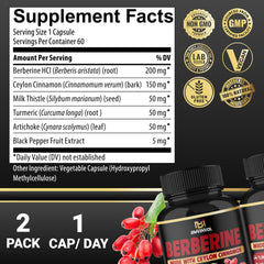 Two-pack bottle layout showing 120 capsules total for 4 months