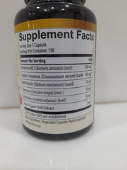 Serving size and dosage information for Berberine capsules