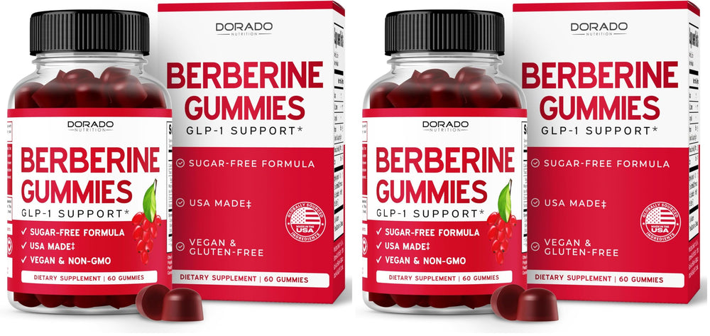 Bottle of Berberine Gummies with Ceylon Cinnamon