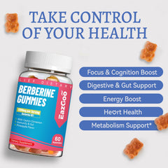 Label highlights 1200mg Berberine HCI and 200mg Cinnamon