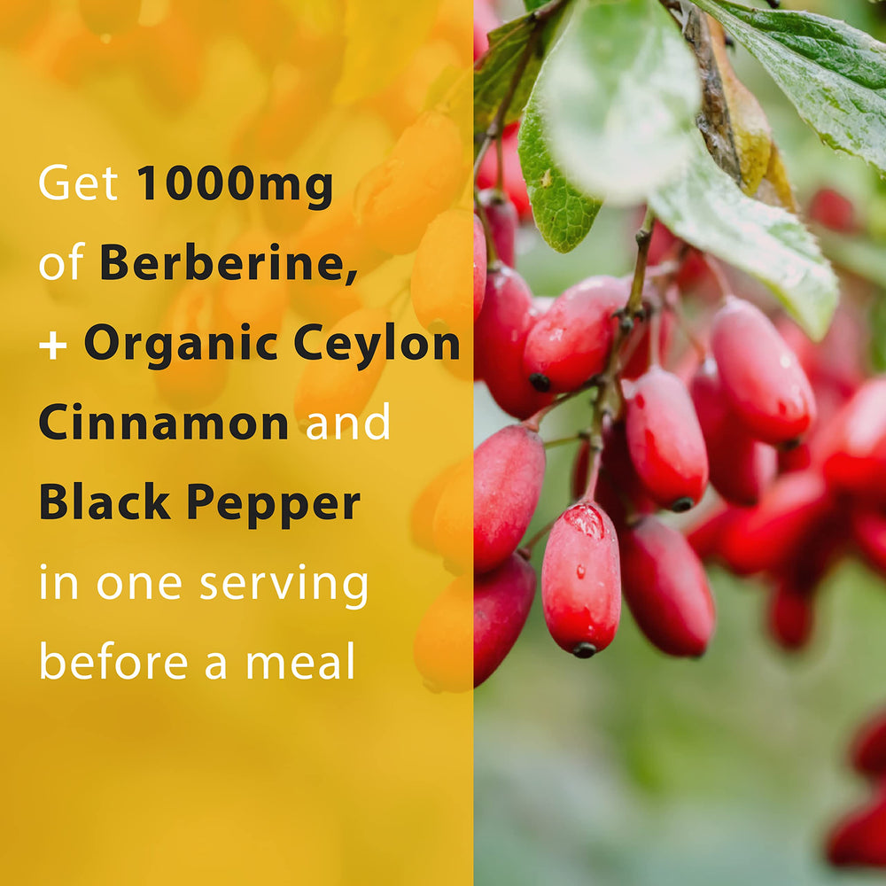 Berberine HCl 1000mg per serving