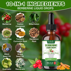 10-in-1 Berberine formula with cinnamon, turmeric, green tea and more