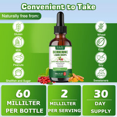 Supports gut health and metabolism with Berberine HCl