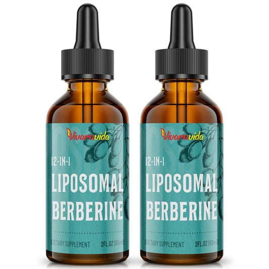 Front view of Berberine HCl Liposomal Drops bottle (4 oz)