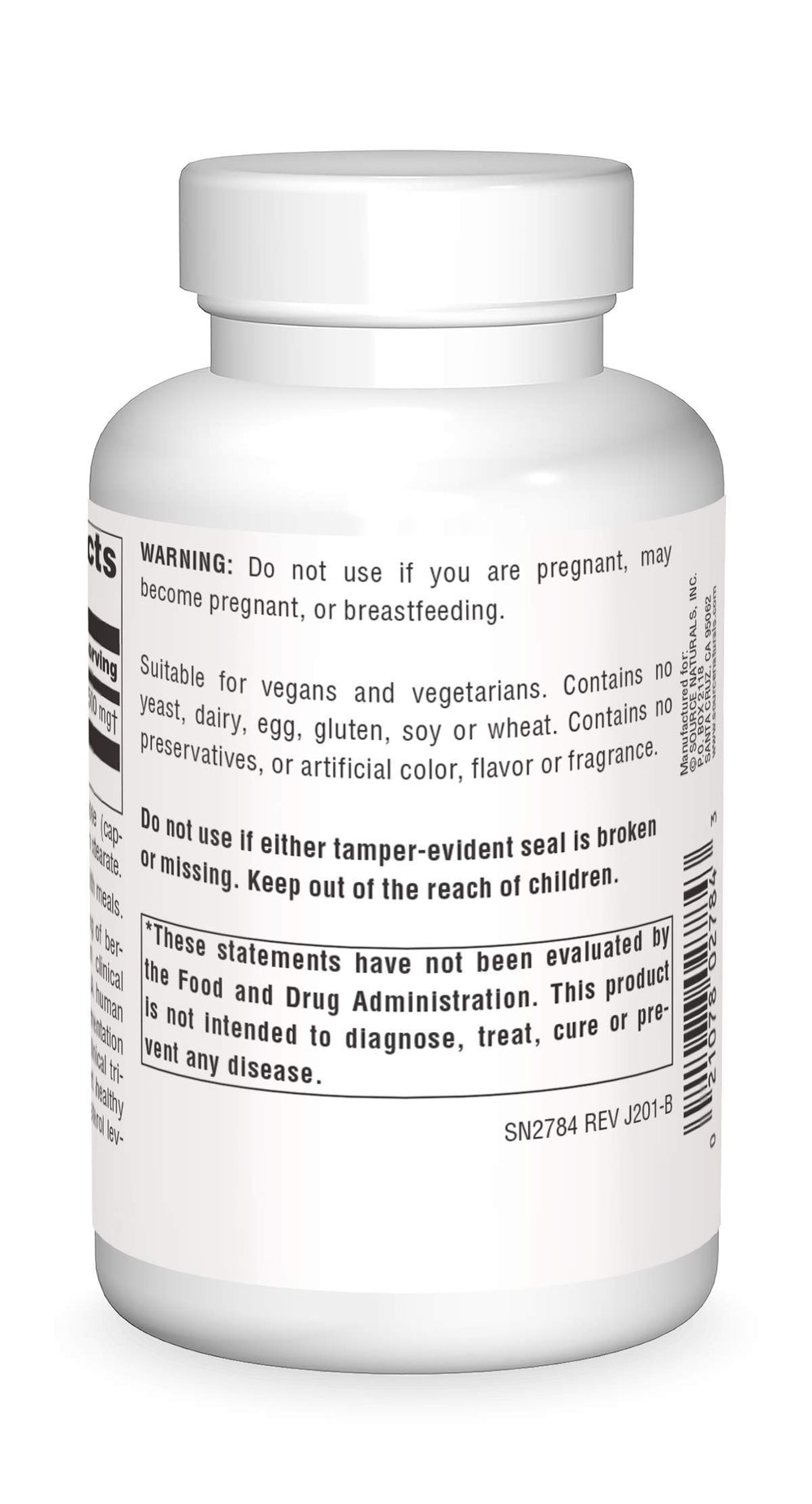Berberine hydrochloride 500 mg capsule label