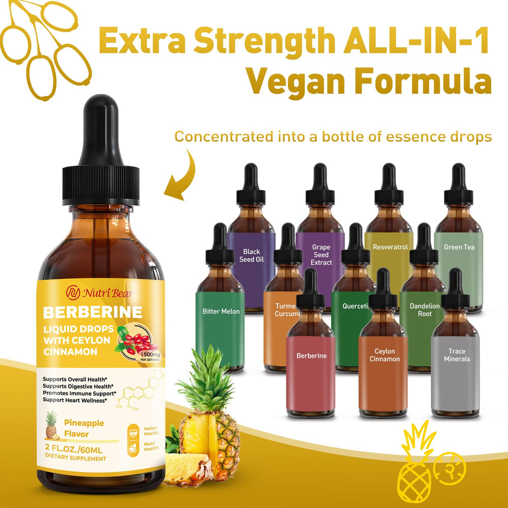 Bitter melon, quercetin, and berberine ingredients