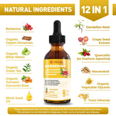 Vegetarian berberine supplement packaging