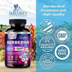 Berberine HCL 1200mg product box