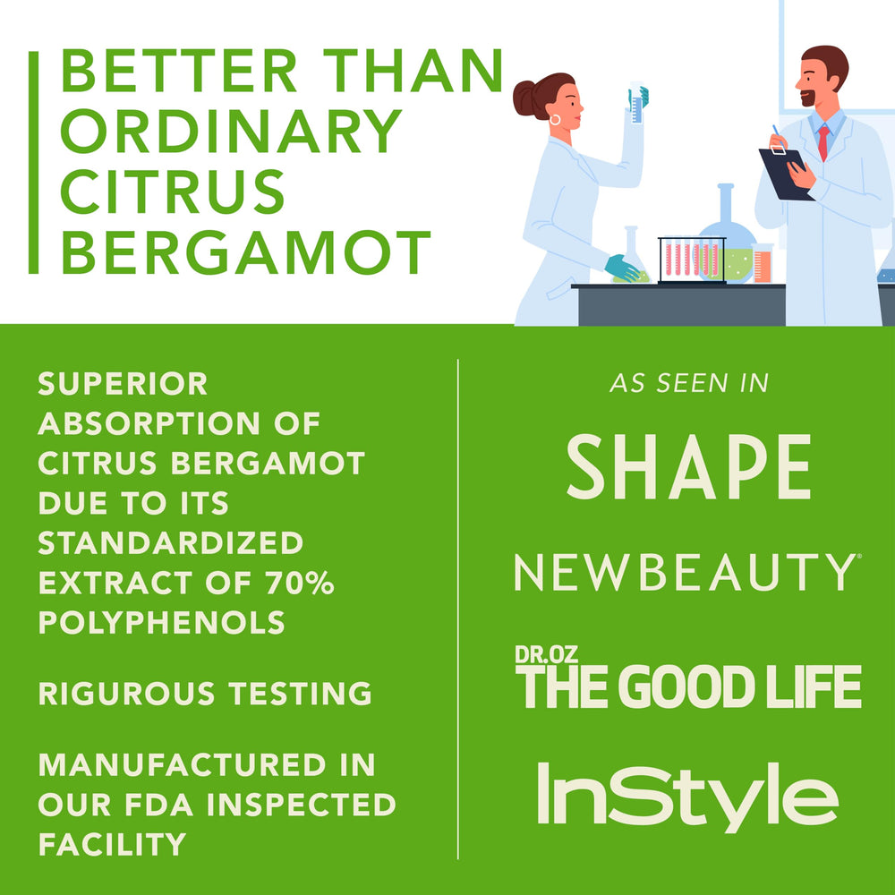 Concept image: bergamot polyphenols support heart health
