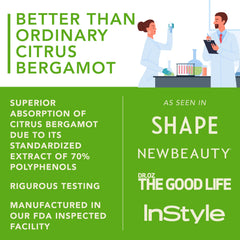 Concept image: bergamot polyphenols support heart health