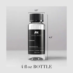 Notes of Bergamot, Jasmine, and Marine in Cabana diffuser oil
