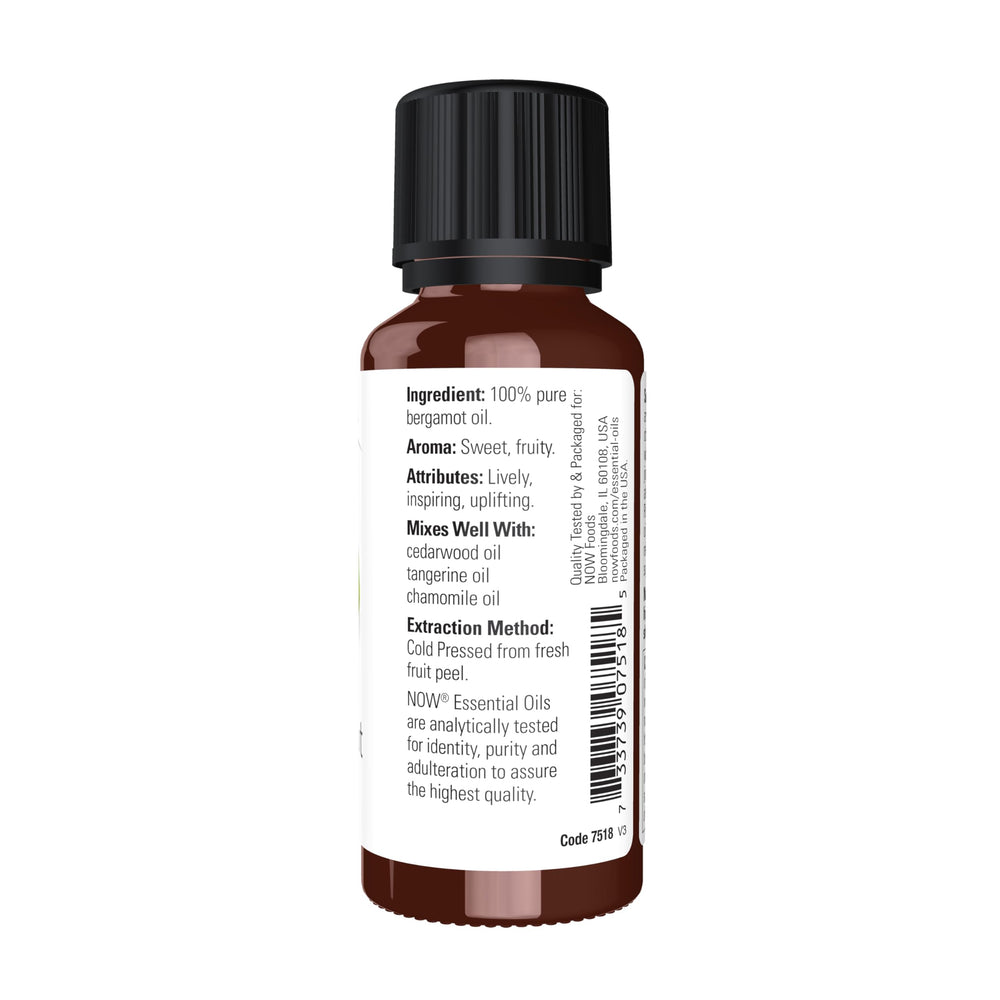 Aromatherapy diffuser with bergamot essential oil