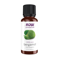 Bottled bergamot essential oil, cold-pressed