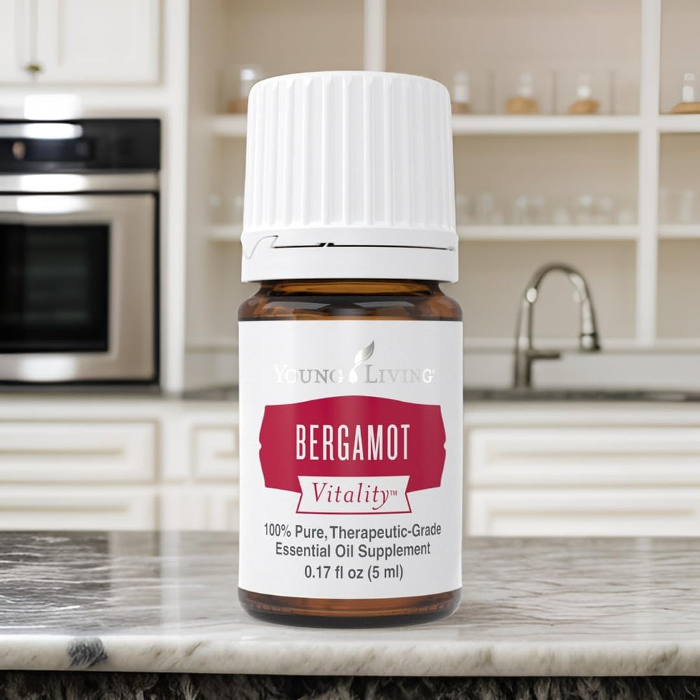Bergamot Vitality kitchen infusion scene highlights versatile flavoring.