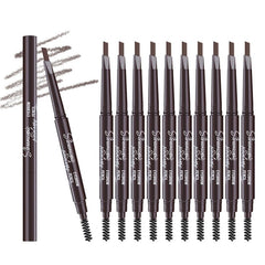 Berinist 12pc dark brown eyebrow pencils for precise outlining and natural filling.