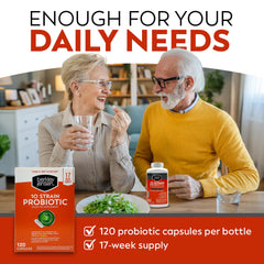 Close-up of Berkley Jensen probiotic capsules