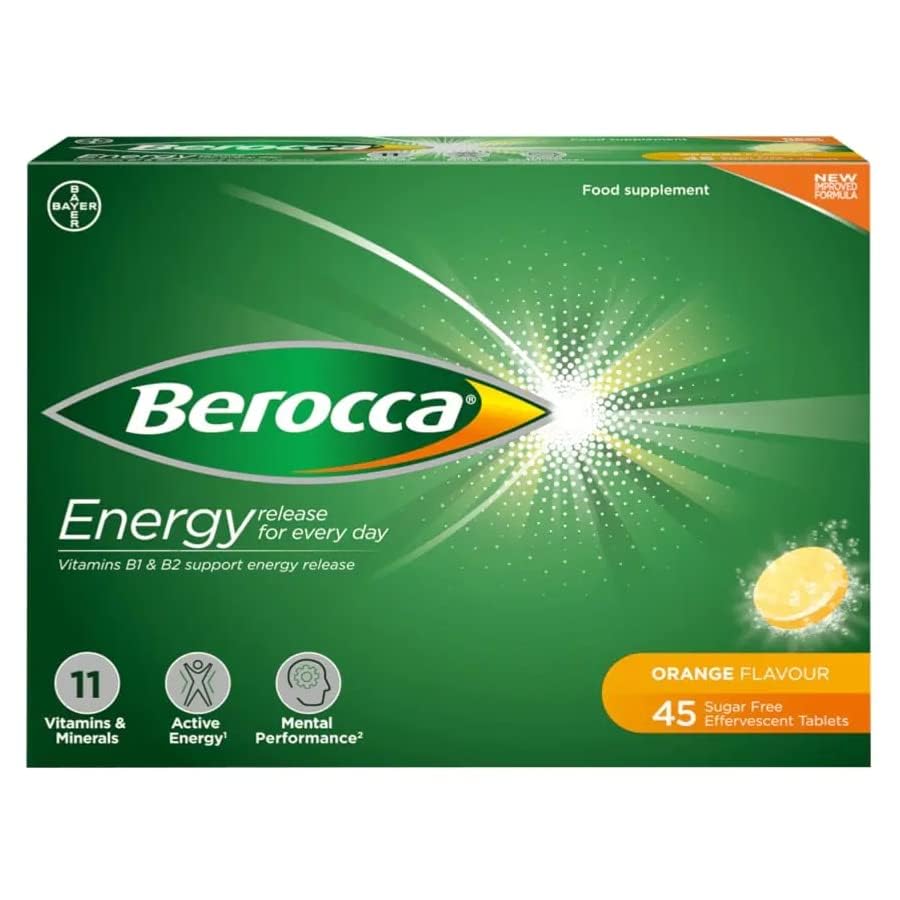 Dissolving Berocca Orange tablet in water