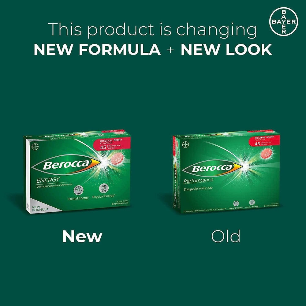 Berocca Performance Original Berry 45 tablets box