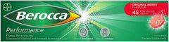 Serving suggestion: glass with dissolved Berocca Berry flavour
