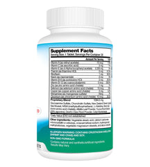 Front label highlighting Glucosamine, Chondroitin and MSM