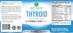 Ingredients include Vitamin B12, L-Tyrosine and kelp