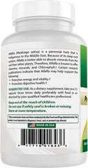USA facility label indicating GMP compliance and non-GMO gluten-free status