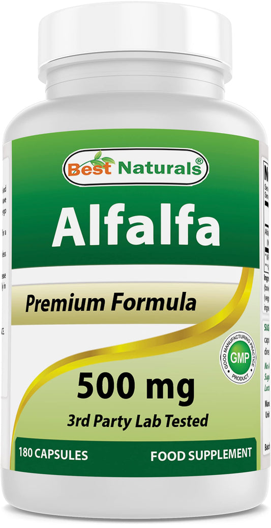 Best Naturals Alfalfa Green Super Food bottle – front view