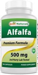 Best Naturals Alfalfa Green Super Food bottle – front view