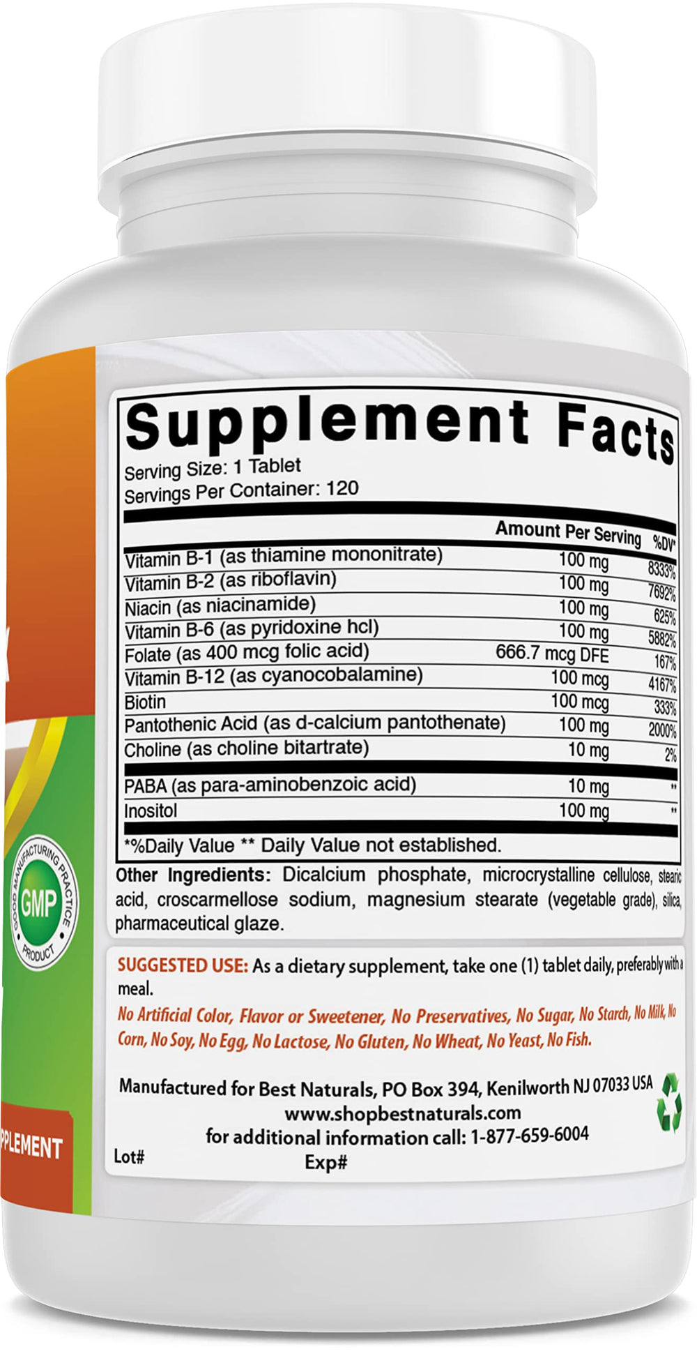 No artificial color, flavor, or sweetener labels on packaging
