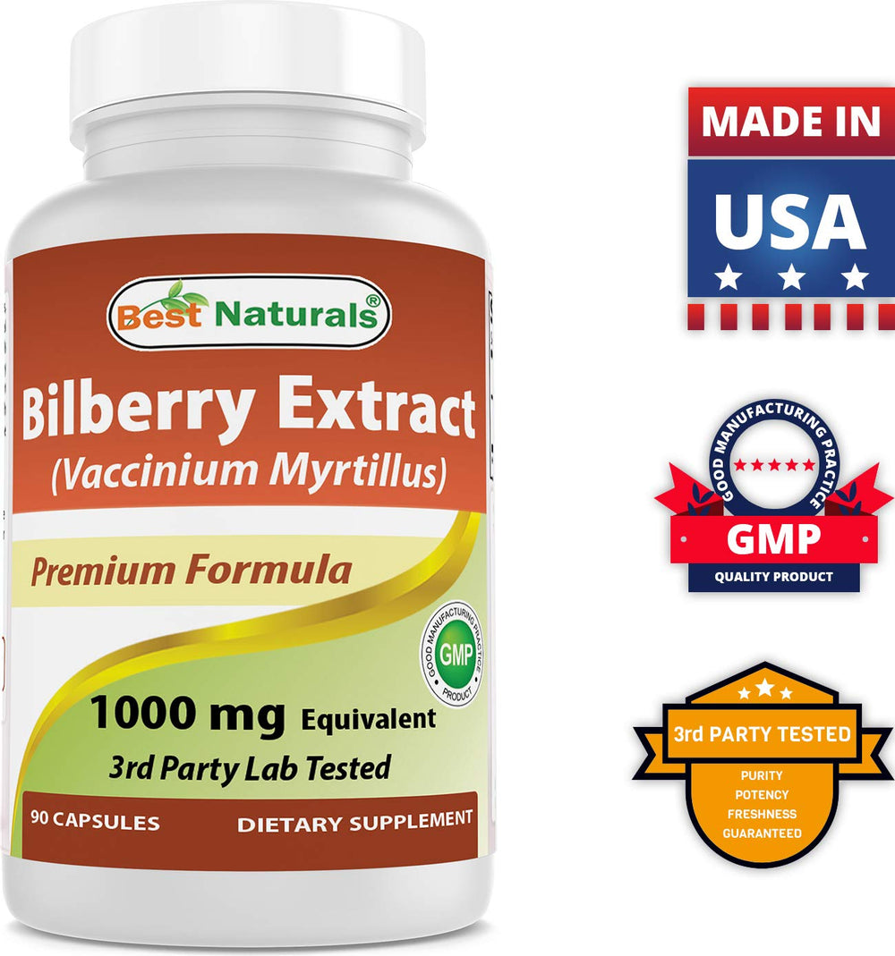 Product shot showing the 3-pack bundle of Bilberry 1000 mg