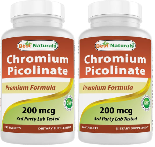 Best Naturals Chromium Picolinate bottle with label