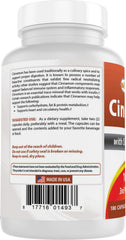 Capsules product shot with no artificial colors or additives