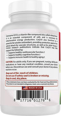 Sodium-free COQ10 with 120 capsules per bottle