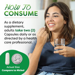 Bottle of Best Naturals IP-6 510 mg 180 capsules (pack 2)