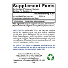 Back panel showing supplement facts and ingredients
