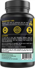 Nutrition label showing ingredients fiber chromium and cinnamon extract Bioperine