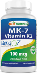 Best Naturals MK-7 Vitamin K2 100 mcg bottle front