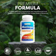 Purity test or certificate for Best Naturals Moringa Extract