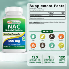 N-Acetyl Cysteine 600 mg capsule close-up