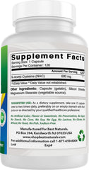Close-up of NAC capsules and ingredients