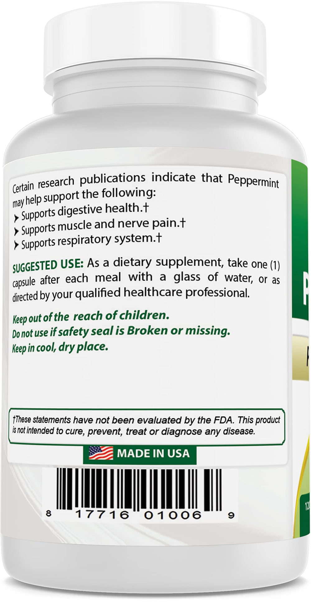 FDA registered facility mention on product packaging