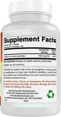 180 softgels per bottle on display